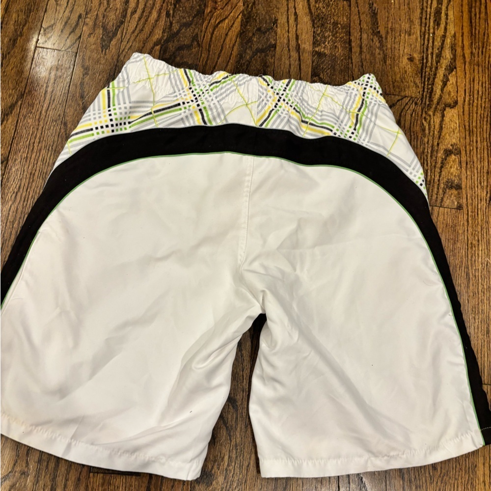 Joe Boxer White and Green bathing suit size medium - Picture 5 of 5